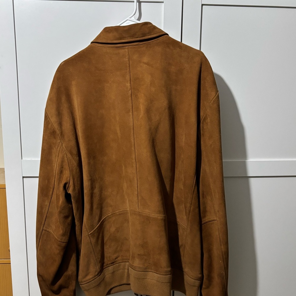 Club Monaco Tan Suede Outerwear - Picture 3 of 5